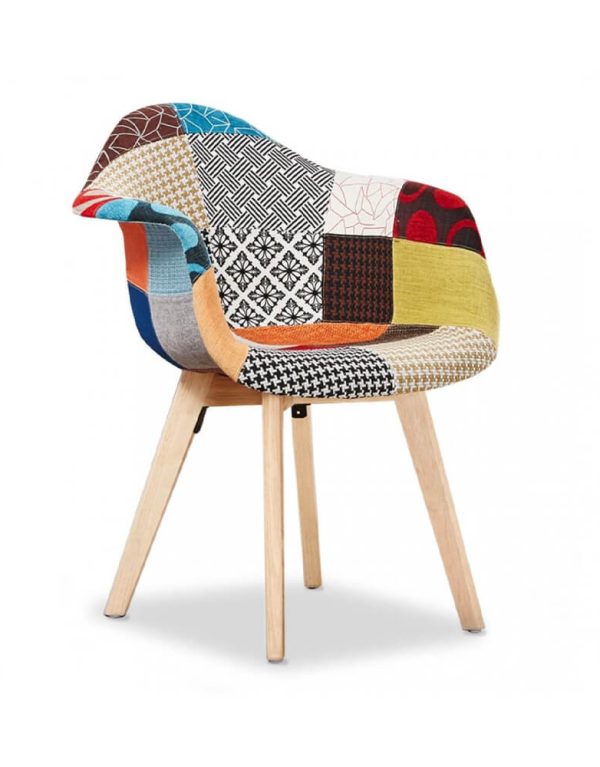 Fabia Dining Chair | Multi-Colour Patchwork Chairs